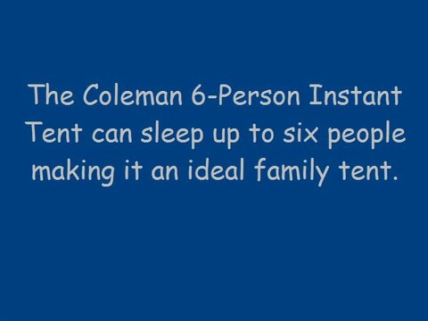 Camp Tent Reviews: Coleman Instant Tent 6 10'x9' 6 Person Tent Reviews
