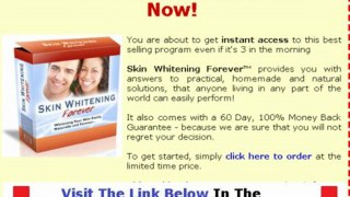 Natural Skin Whitening Creams + Natural Skin Whitening Home Remedies
