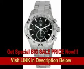 [BEST PRICE] TAG Heuer Men's CAF101EBA0821 Aquaracer Black Dial Watch