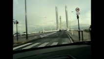 La traversée du Pont Chaban Delmas à Bordeaux