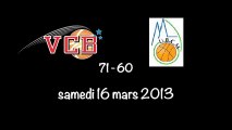 La prolongation VCB / Chartres 16/03/2013