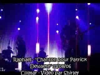 Raphael chanson pour patrick dewaere