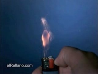 Flamme Briquet Au Ralenti