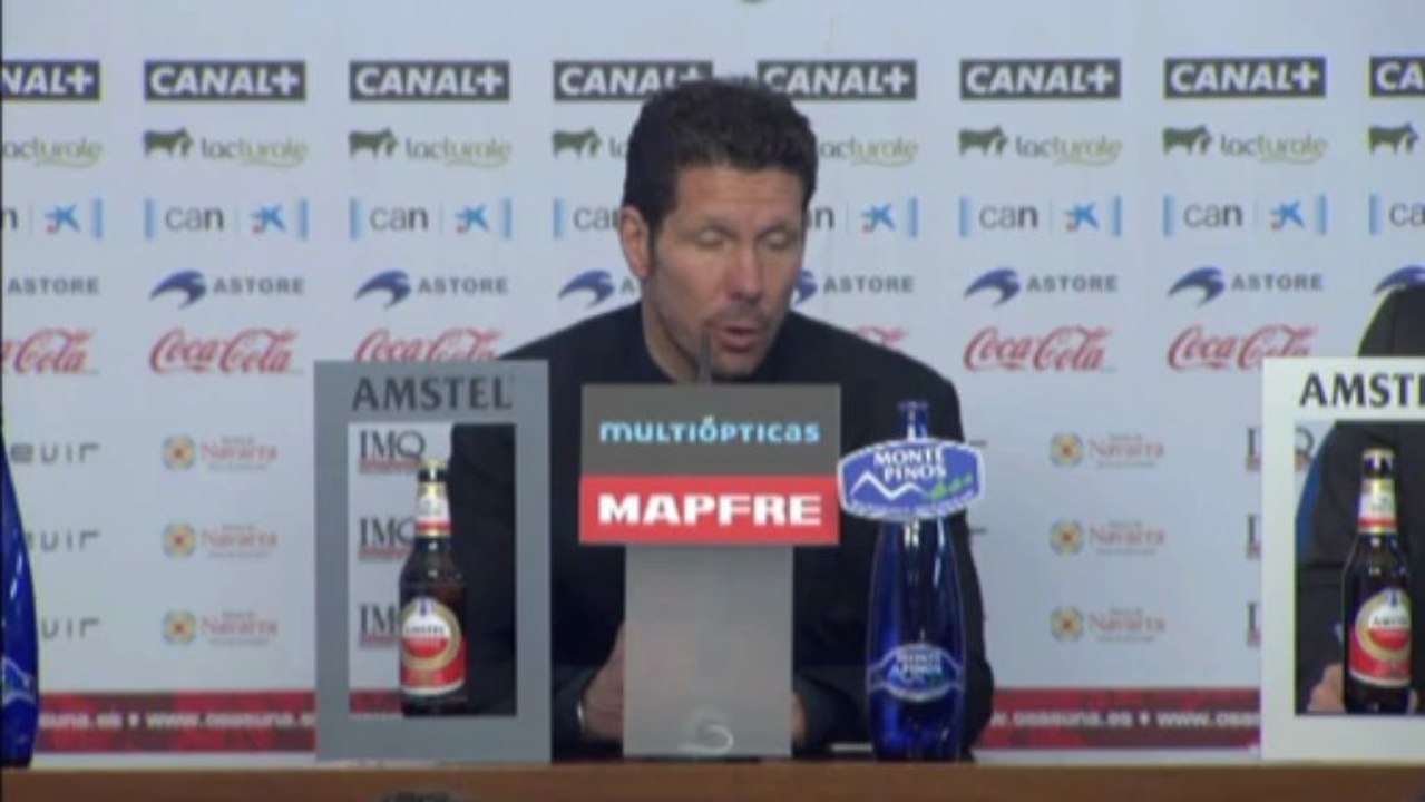 Simeone und Atletico: Spielen eine durschnittliche Saison