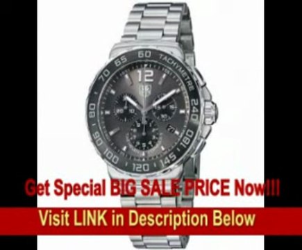 [BEST BUY] TAG Heuer Men's CAU1115.BA0858 Formula 1 Grey Dial Stainless Steel Watch