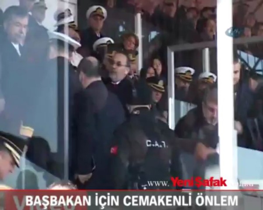 Başbakan için 'camekanlı' önlem