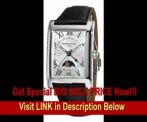 [SPECIAL DISCOUNT] Frederique Constant Men's FC-330MS4MC6 Carree Moonphase Silver Moonphase Dial Watch
