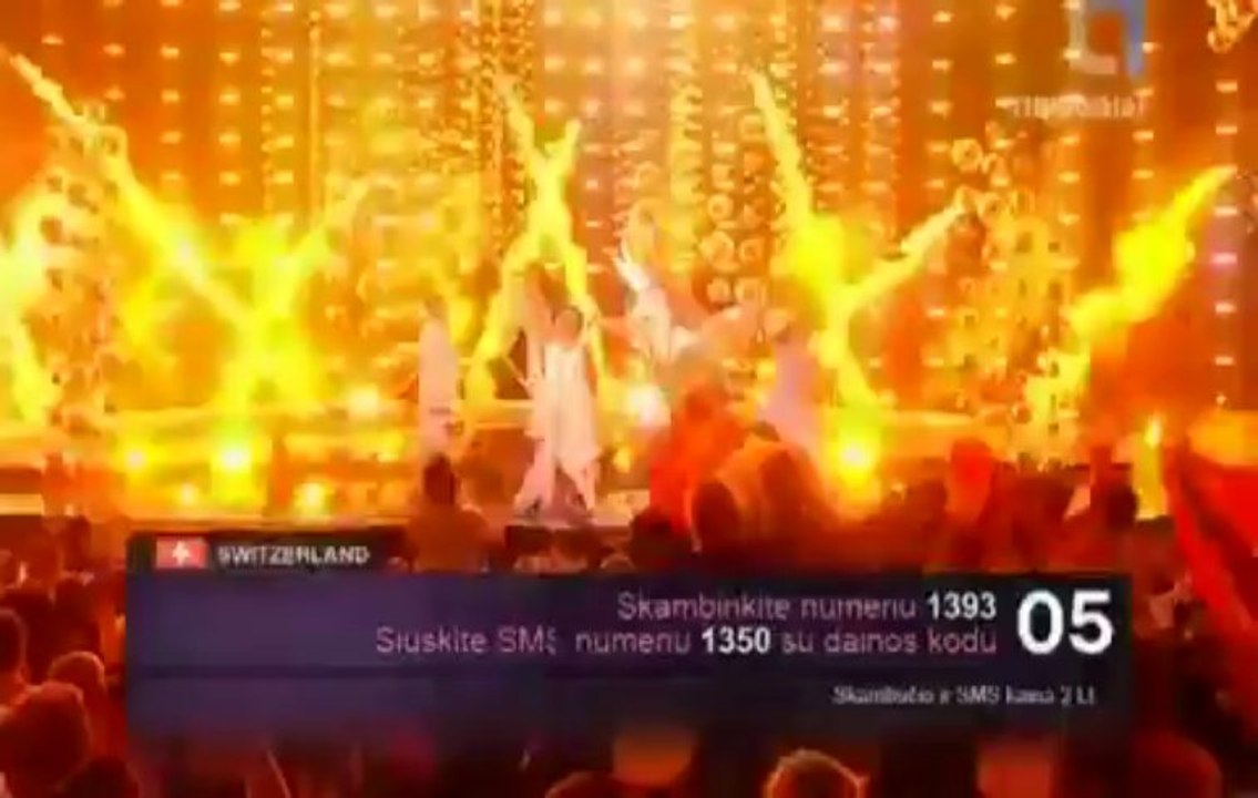 Michael von der Heide - Il pleut de l'or (Eurovision 2010-Switzerland)