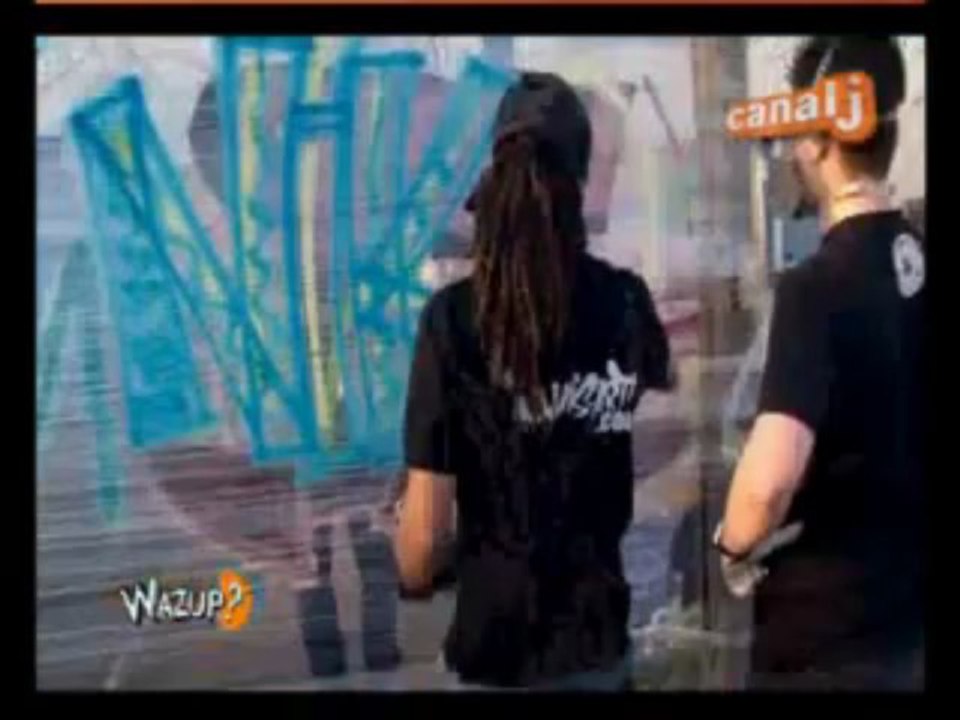Maquis-art cours de Graffiti, street art, Emission CANAL J