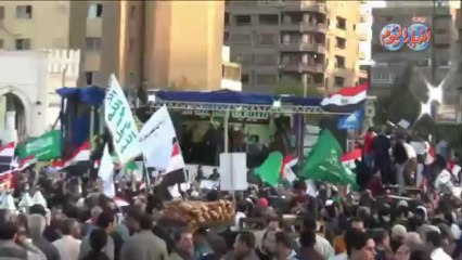 مظاهرات لتأييد الرئيس والدستور فى رابعة العدوية