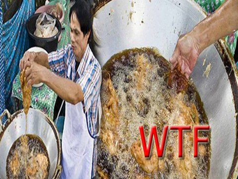 WTF Chef Fries Chicken With Bare Hands