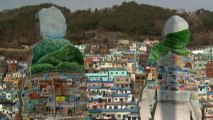 South Korea slum revamped with arts