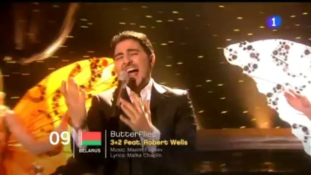 3+2 feat Robert Wells - Butterflies (Eurovision 2010-Belarus)