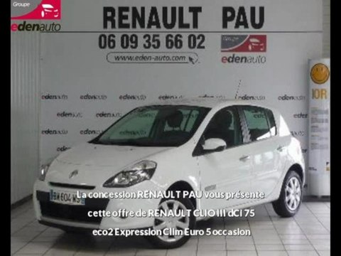 Annonce RENAULT CLIO III dCi 75 eco2 Expression Clim Euro 5
