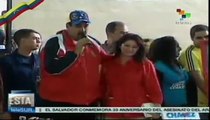 Maduro inaugura complejo deportivo en barrio de Petare