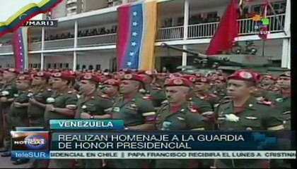 Realizan homenaje a Guardia de Honor Presidencial venezolana