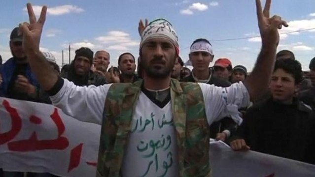 Refugees mark two-year anniversary of Syrian conflict