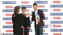 Cristiano Ronaldo receives Alfredo di Stefano Trophy