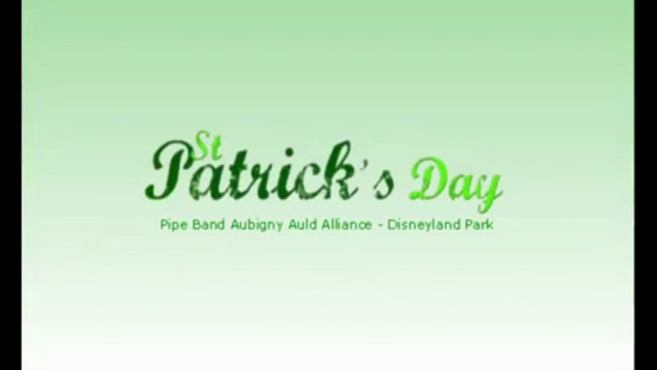 Saint Patrick 2013 - Pipe Band Aubigny Auld Alliance