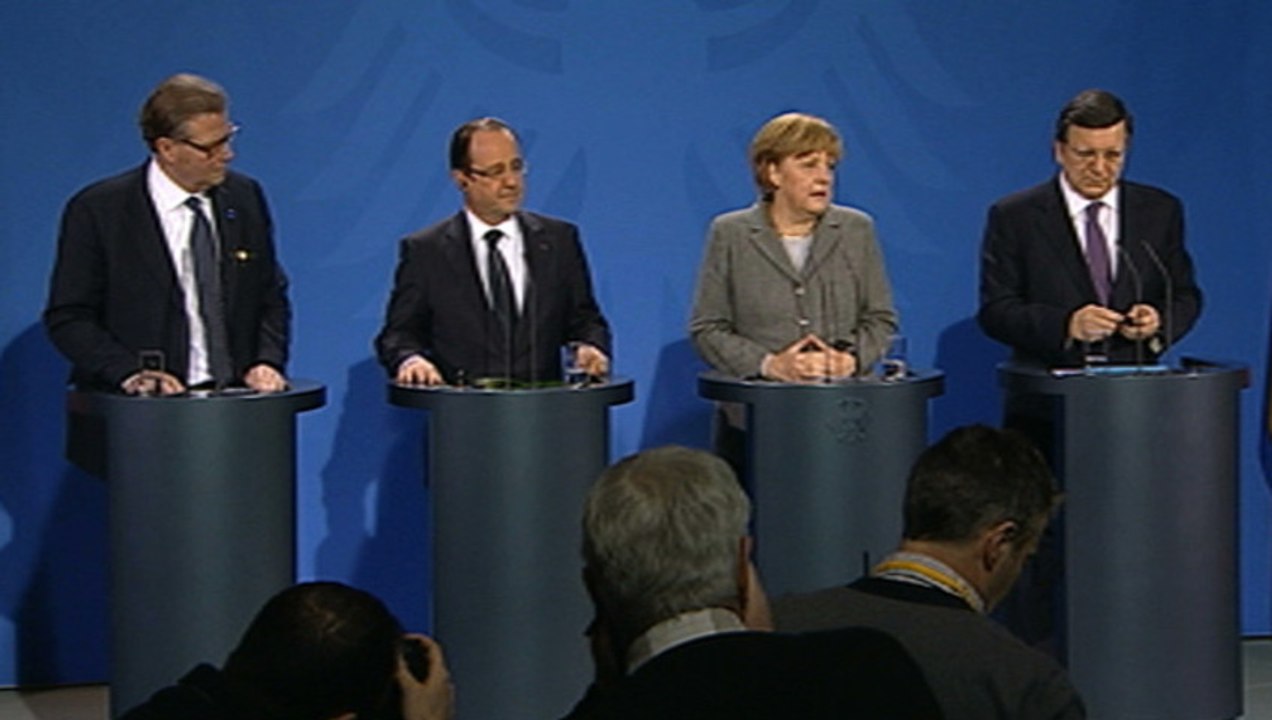 Conférence de presse conjointe à Berlin