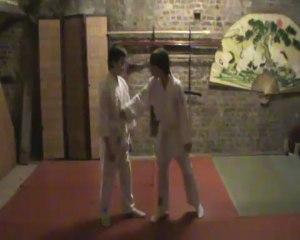 Gyaku hanmi obi jodan dori