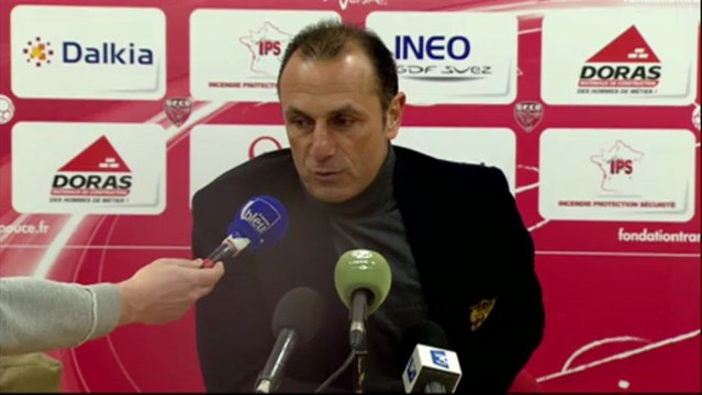 Conférence de presse Dijon FCO - FC Nantes : Olivier DALL'OGLIO (DFCO) - Michel DER ZAKARIAN (FCN) - saison 2012/2013