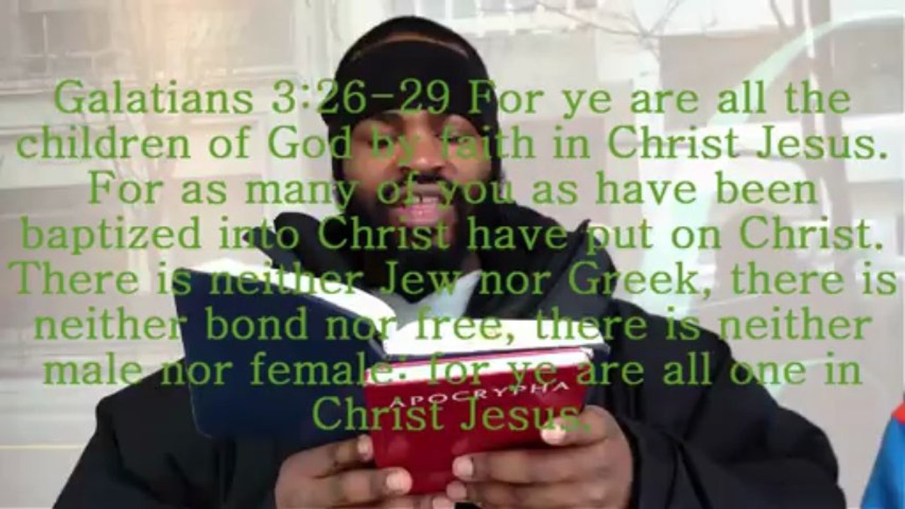 The Bible is for Israel, None is good but ONE Pt4