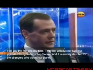 Primeiro Ministro Russo Dmitry Medvedev Revela Segredos sobre UFOS e Aliens