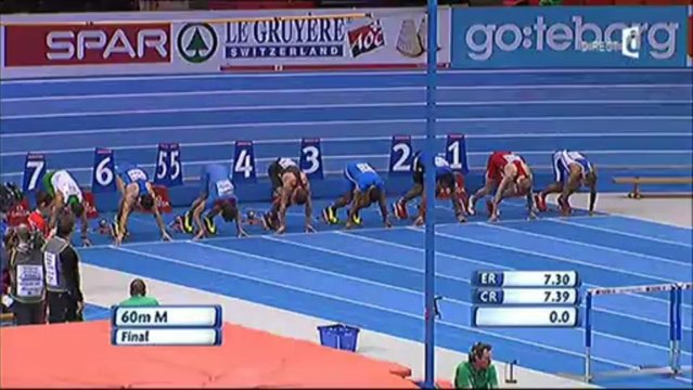 60m haies Pascal Martinot-Lagarde (ChE 2013 athlétisme en salle - Göteborg)