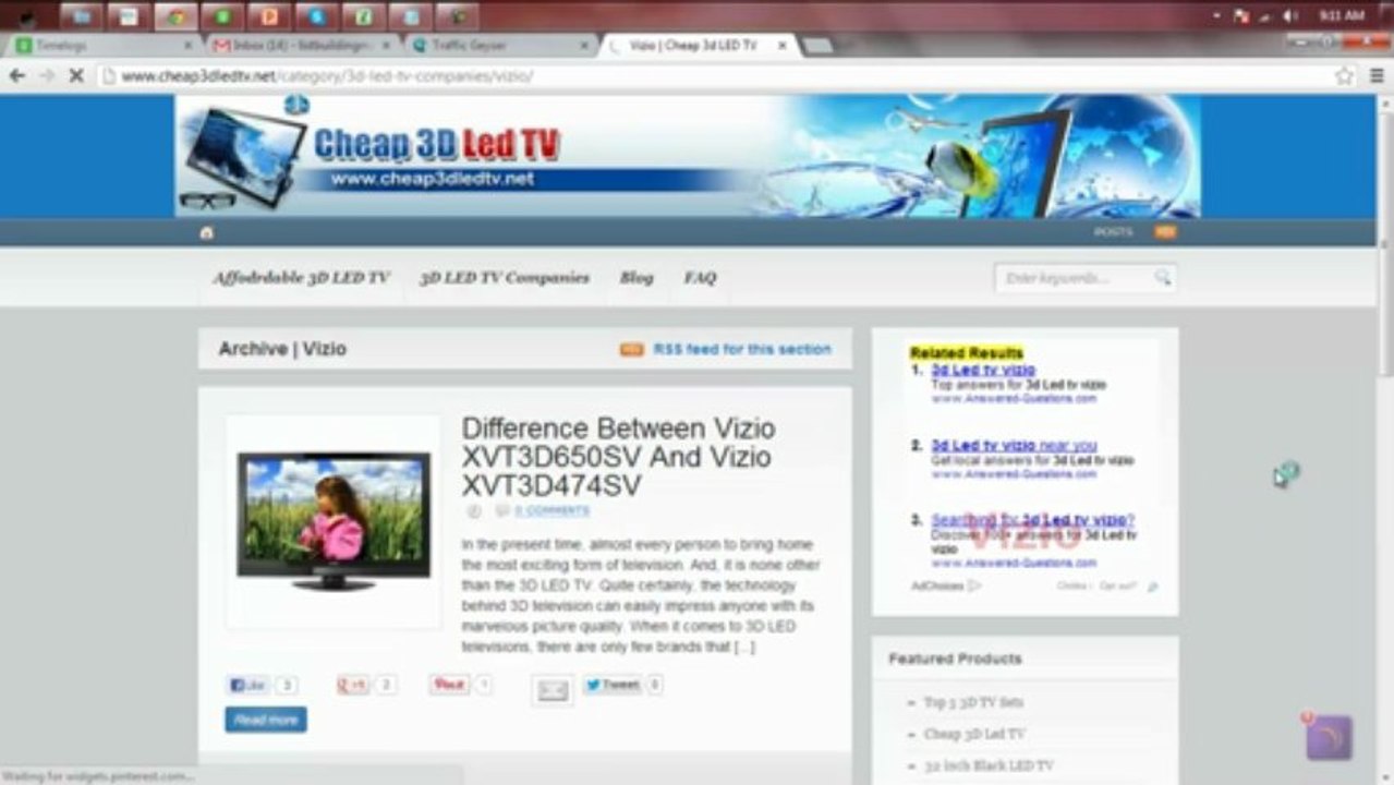 Cheap 3D LED TV