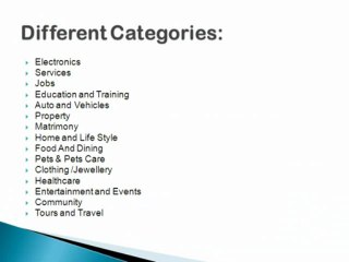Post Free Classifieds Online in Various Categories - Sellopia Video