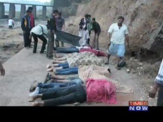 Atleast 37 feared killed as bus falls into river