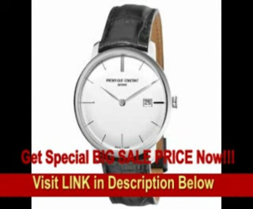 [BEST PRICE] Frederique Constant Men's FC306S4S6 Slim Line Slim Line Mens Silver Dial Automatic Watch Watch