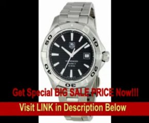 [BEST BUY] TAG Heuer Men's WAP2010BA0830 Aquaracer Black Dial Watch