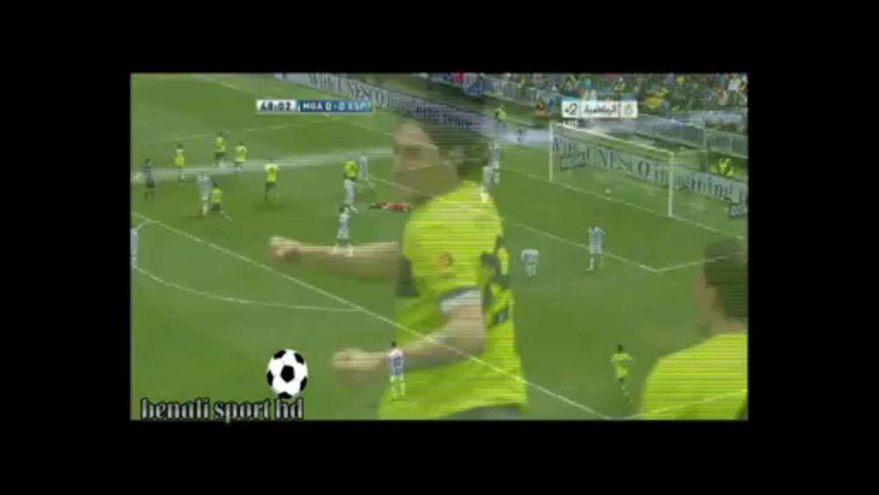 اهداف ملقا0-2اسبانيول(17/03/2013)الدوري الاسباني28 تعليق عادل الخلو