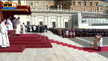 Le pape François reçoit les attributs de la papauté - 19/03