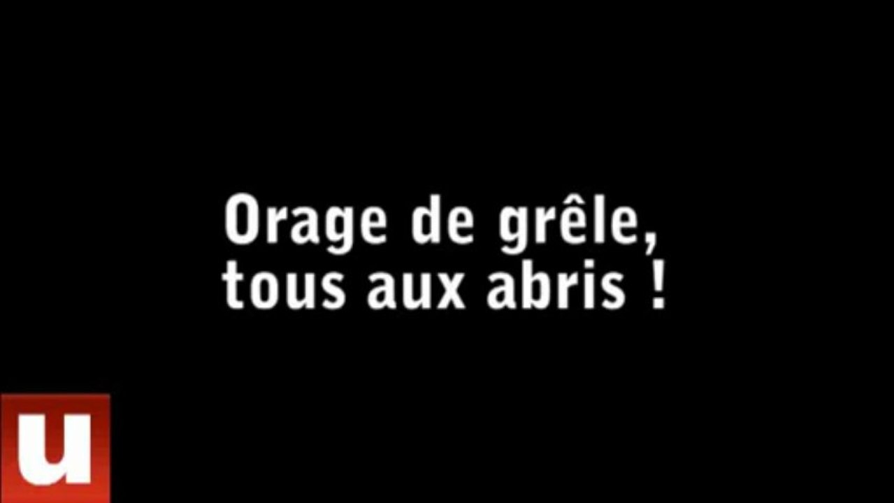 Orage de grêle à Reims