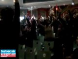 Les militants PS célèbrent la victoire de François Hollande