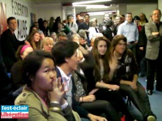 Présidentielle : réaction à l'annonce des résultats au QG de l'UMP