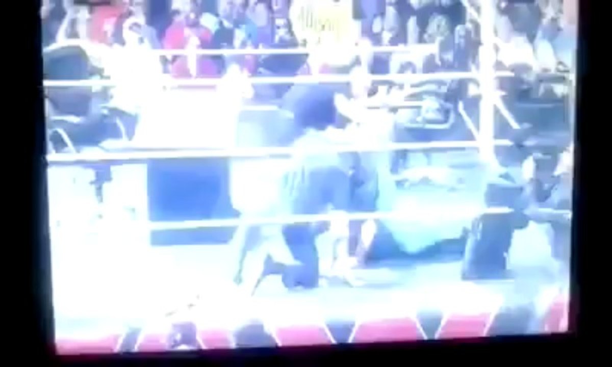Edouard Gillette on Monday Night RAW