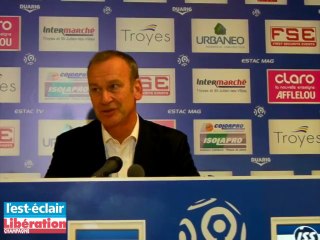 La réaction de Jean-Marc Furlan après l'Estac-OM