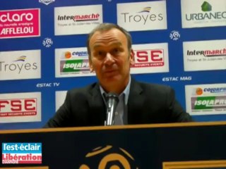 La réaction de Jean-Marc Furlan après Estac-Rennes
