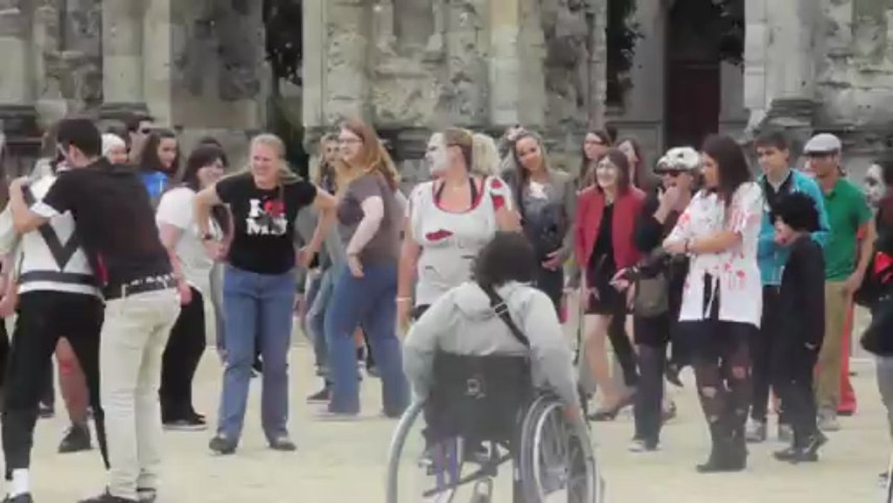 Un Flash-Mob Michaël Jakson à Reims