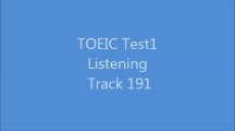 TOEIC Test1 Listening Track191
