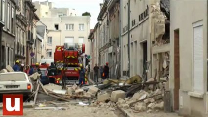 Un immeuble du centre historique de Reims s'effondre