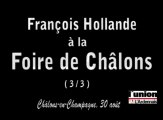 François Hollande à la foire de Châlons