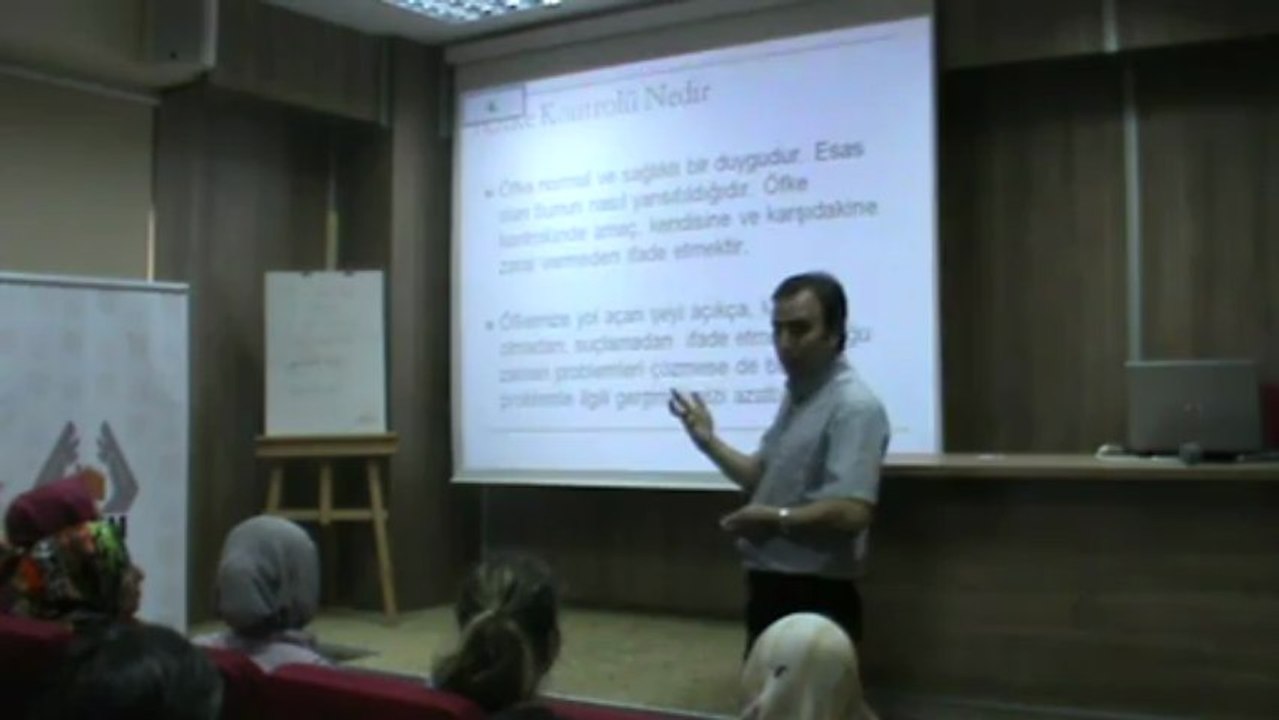 20  Haziran 2012  Aile İçi İletişimde Öfke Kontrolü-2 Psk.Danışman Yusuf Menki