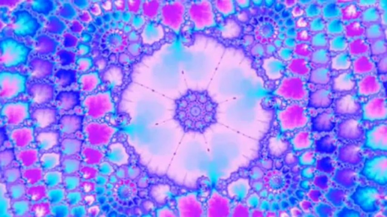 Fractal en movimiento.