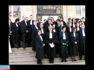 GREVE des MAGISTRATS . Troyes suit le mouvement