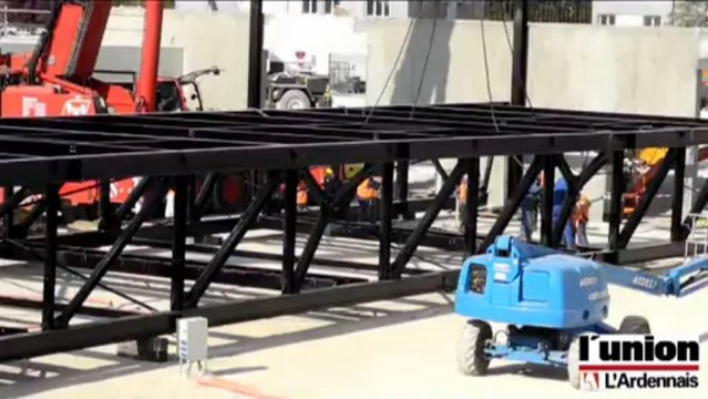 Sur le chantier du futur parc des expos